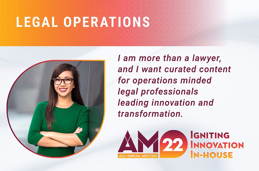 Legal Operations - I am more than a lawyer, and I want curated content for operations minded legal professionals leading innovation and transformation. 